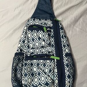 Thirty-One Navy and White Shoulder Bag